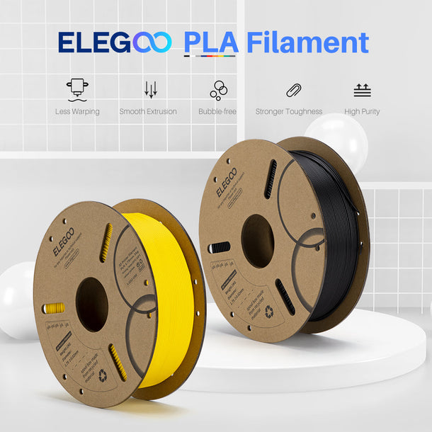 Elegoo Wood PLA 1.75mm Filament Spool 1KG